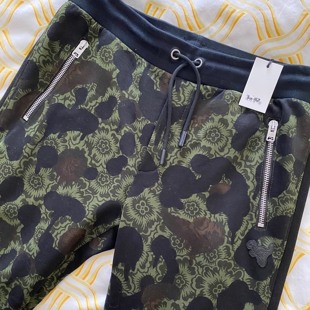 Coach Track Pants Wild Beast Floral Print XL